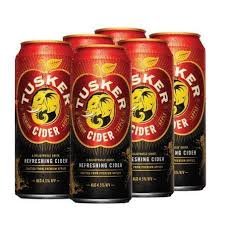 Tusker cider can