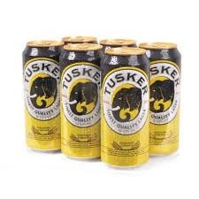 Tusker lager can