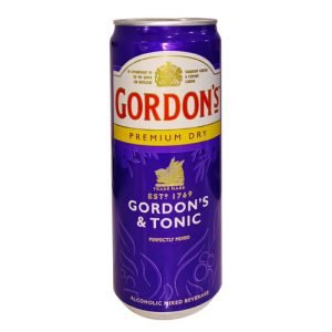 Gordon's dry tonic can